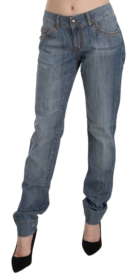 Jeans slim fit in denim lavato blu Just Cavalli Chic