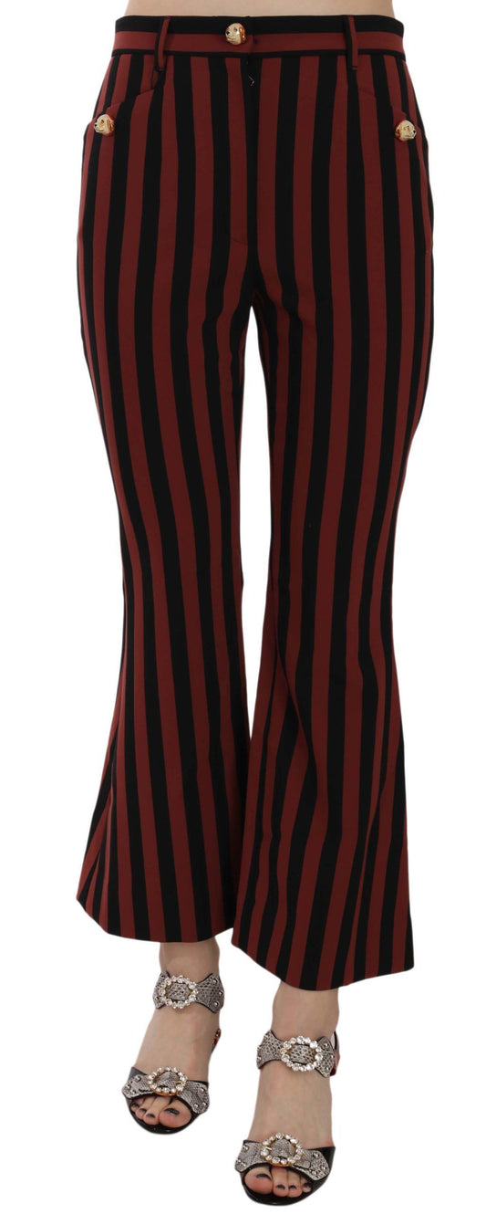 Pantaloni eleganti a zampa cropped di Dolce &amp; Gabbana