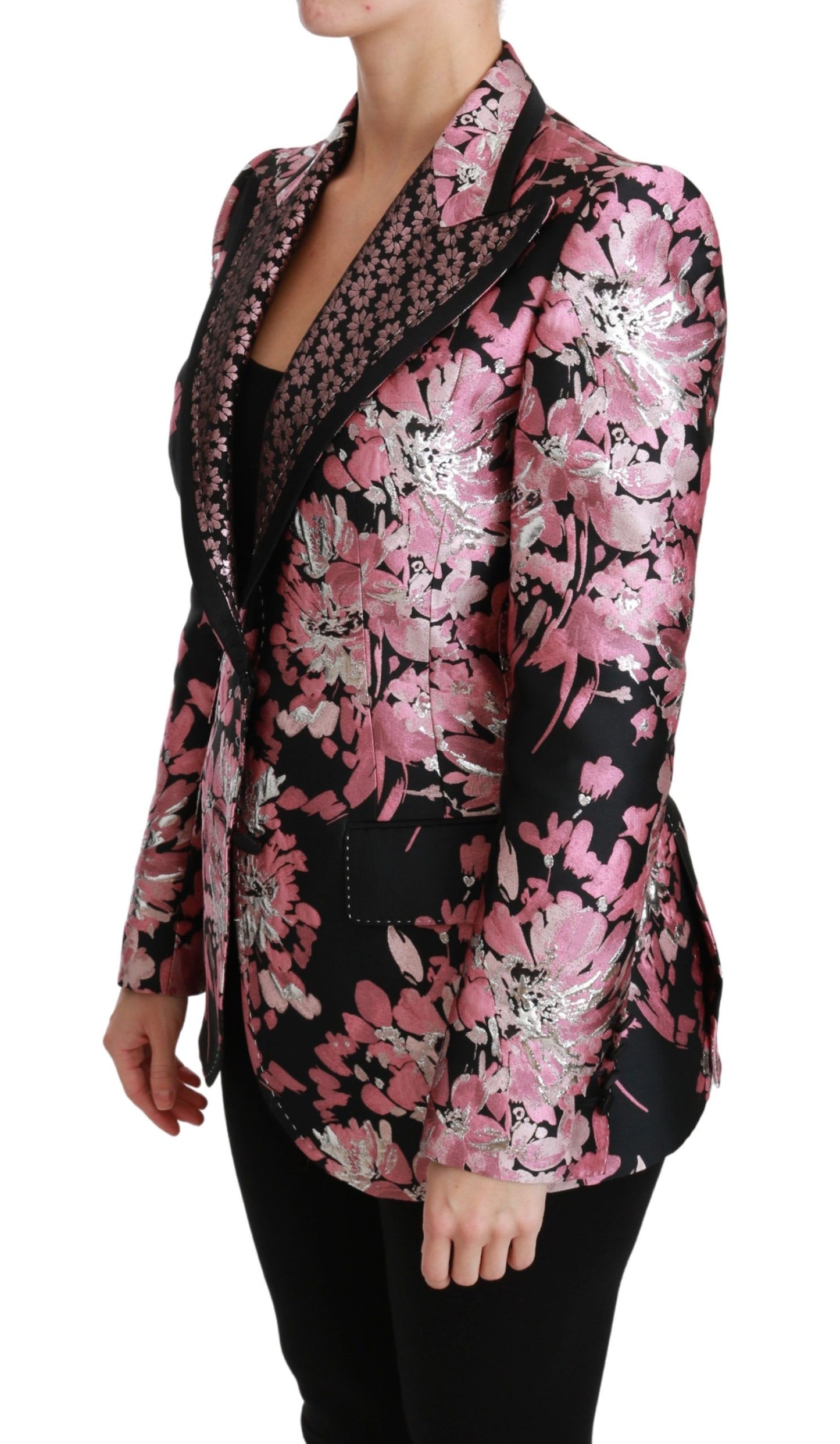 Dolce & Gabbana Elegant Floral Jacquard Blazer