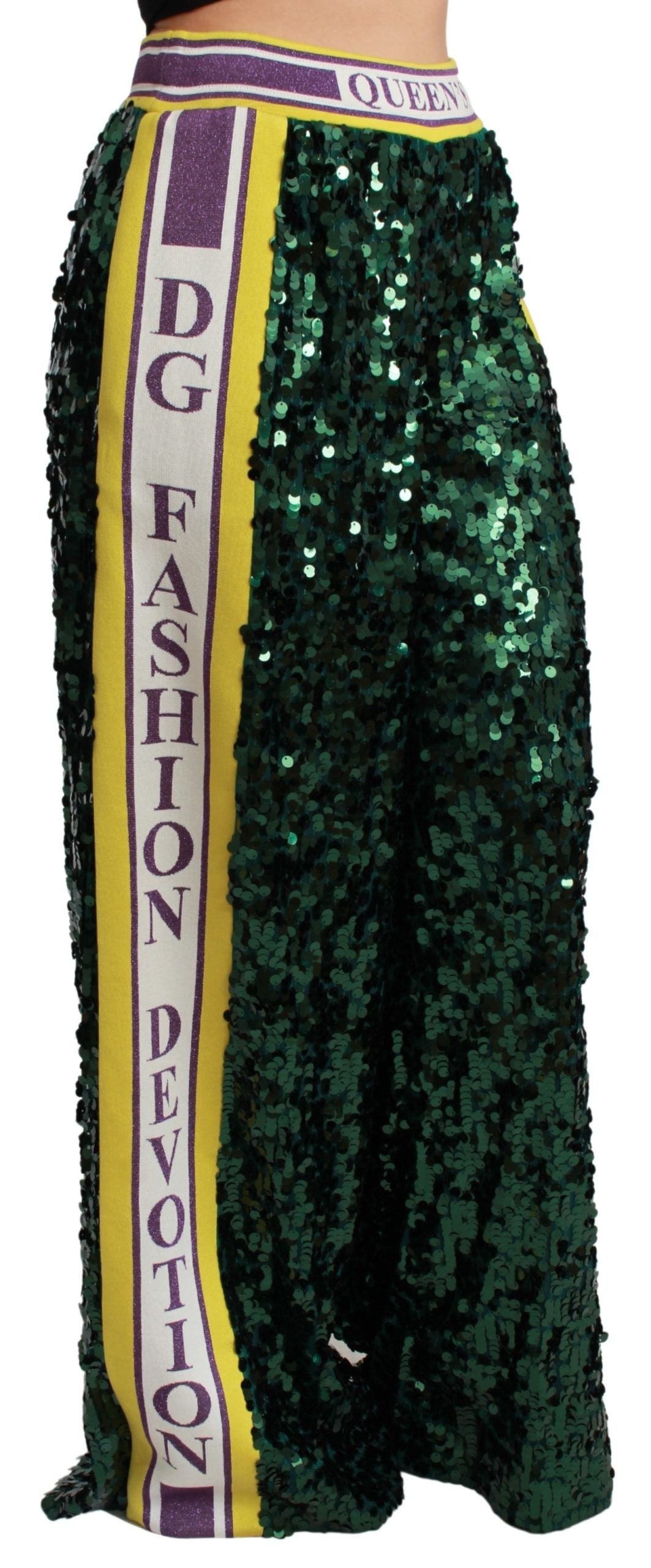 Exklusive mehrfarbige Paillettenhose von Dolce &amp; Gabbana