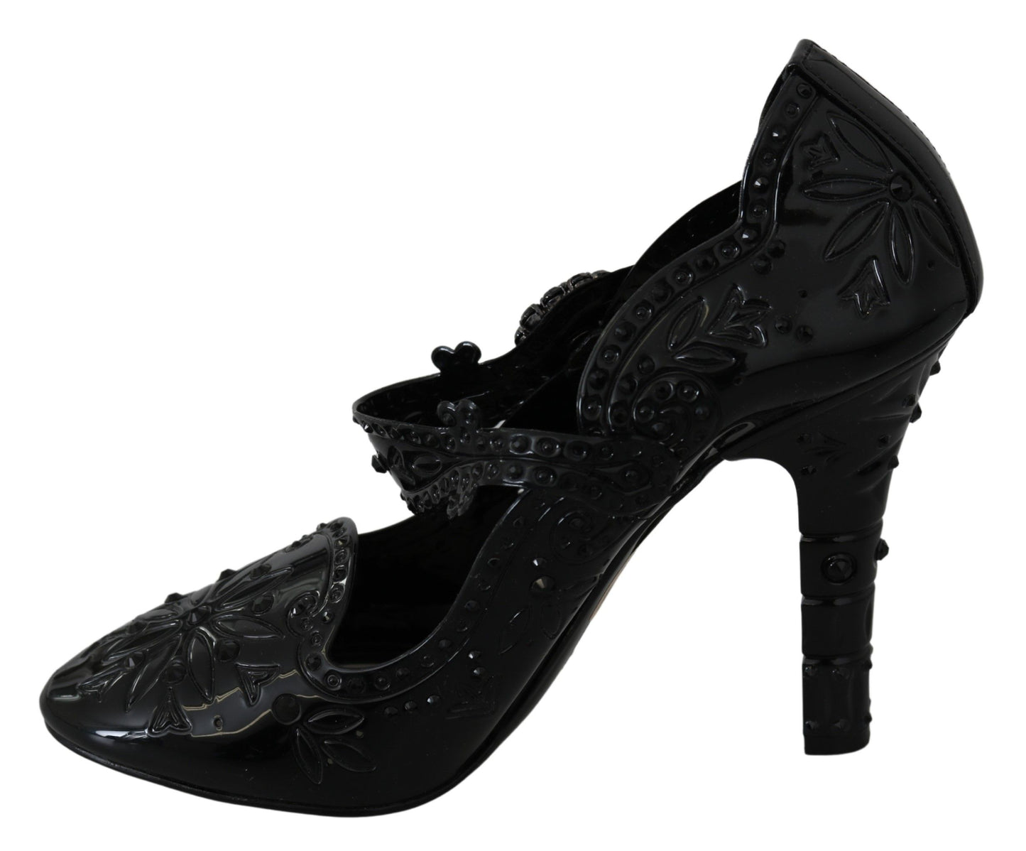 Elegante, mit Kristallen verzierte Cinderella-Pumps von Dolce &amp; Gabbana