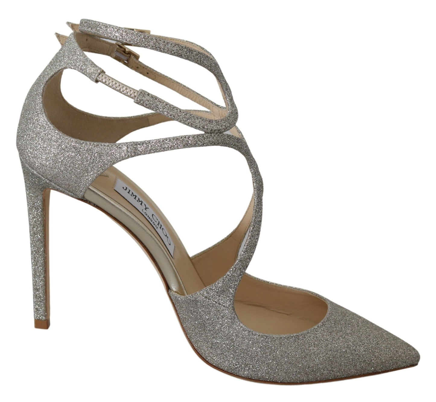 Jimmy Choo Platinum Ice Lancer Lederpumps – Raffinierte Eleganz