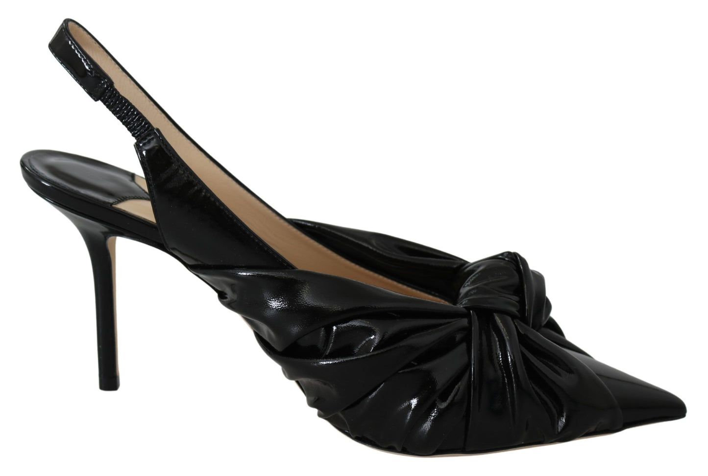 Jimmy Choo Elegante schwarze Lederpumps mit spitzer Zehenpartie