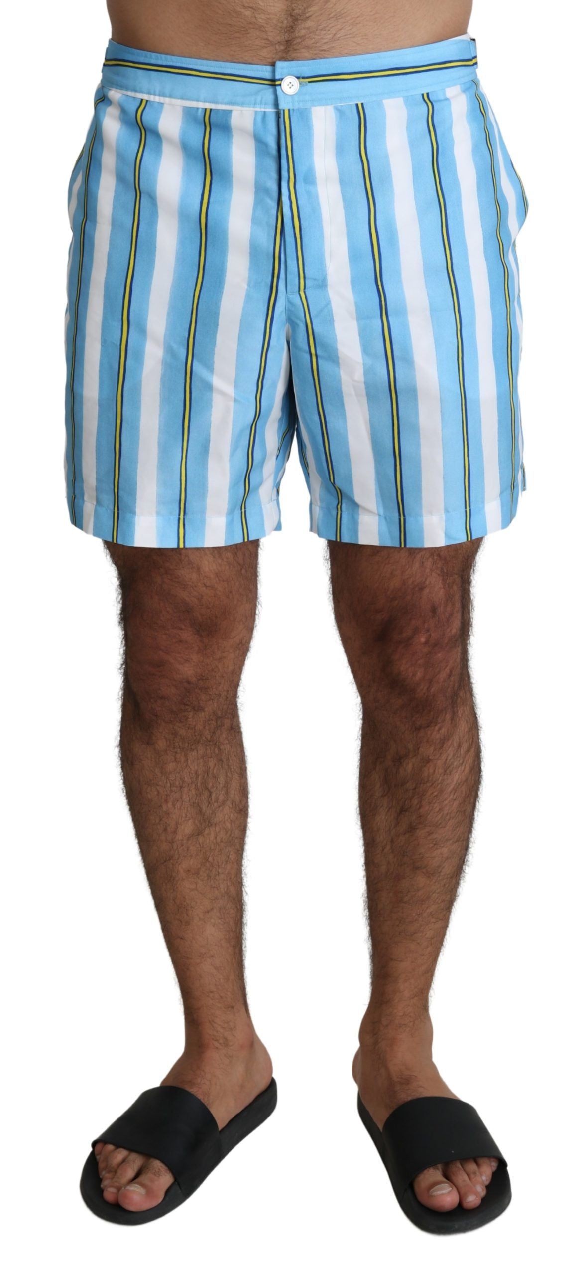 Gestreifte Eleganz-Badeshorts von Dolce &amp; Gabbana