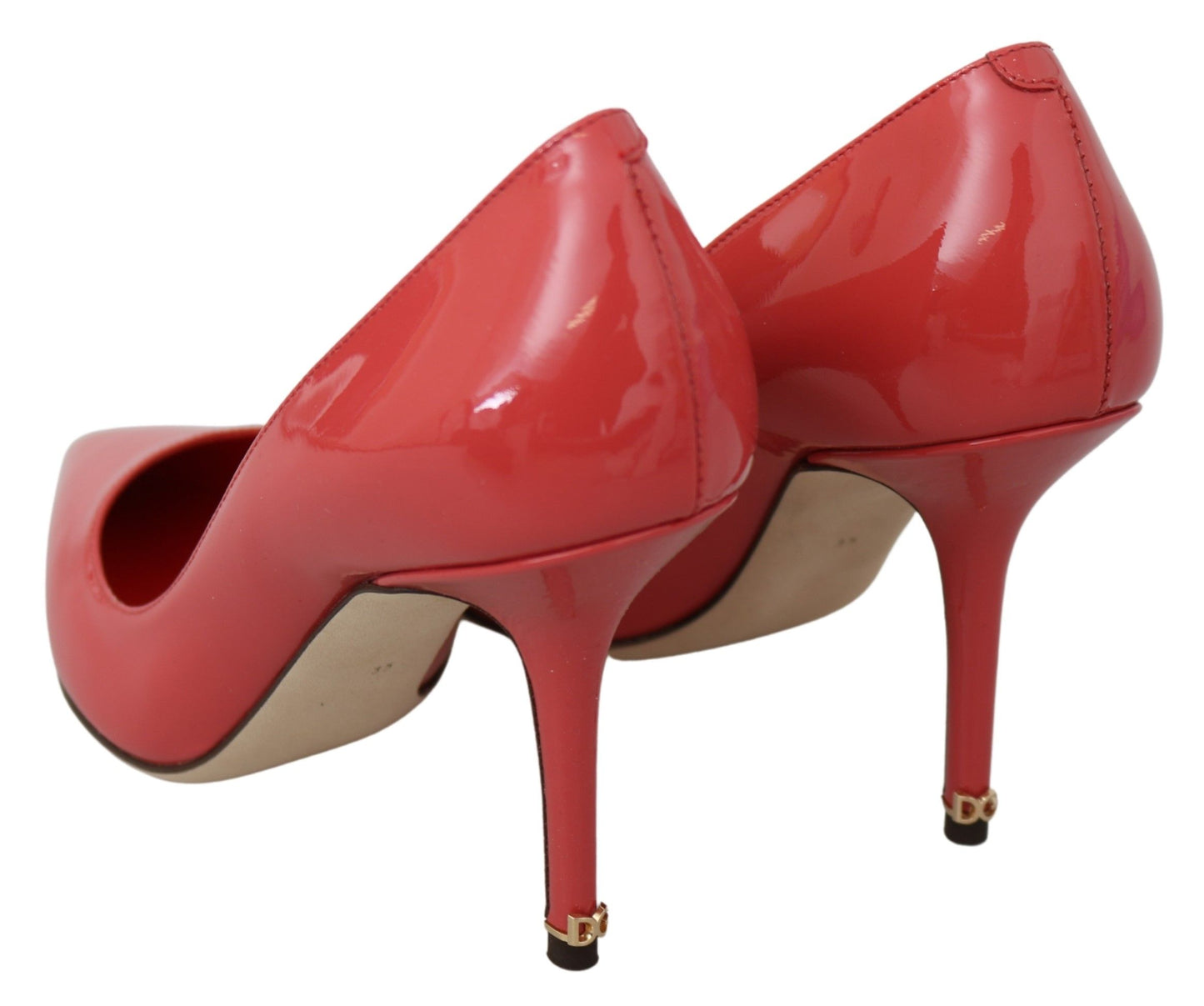 Elegante dunkelrosa Lacklederpumps von Dolce &amp; Gabbana