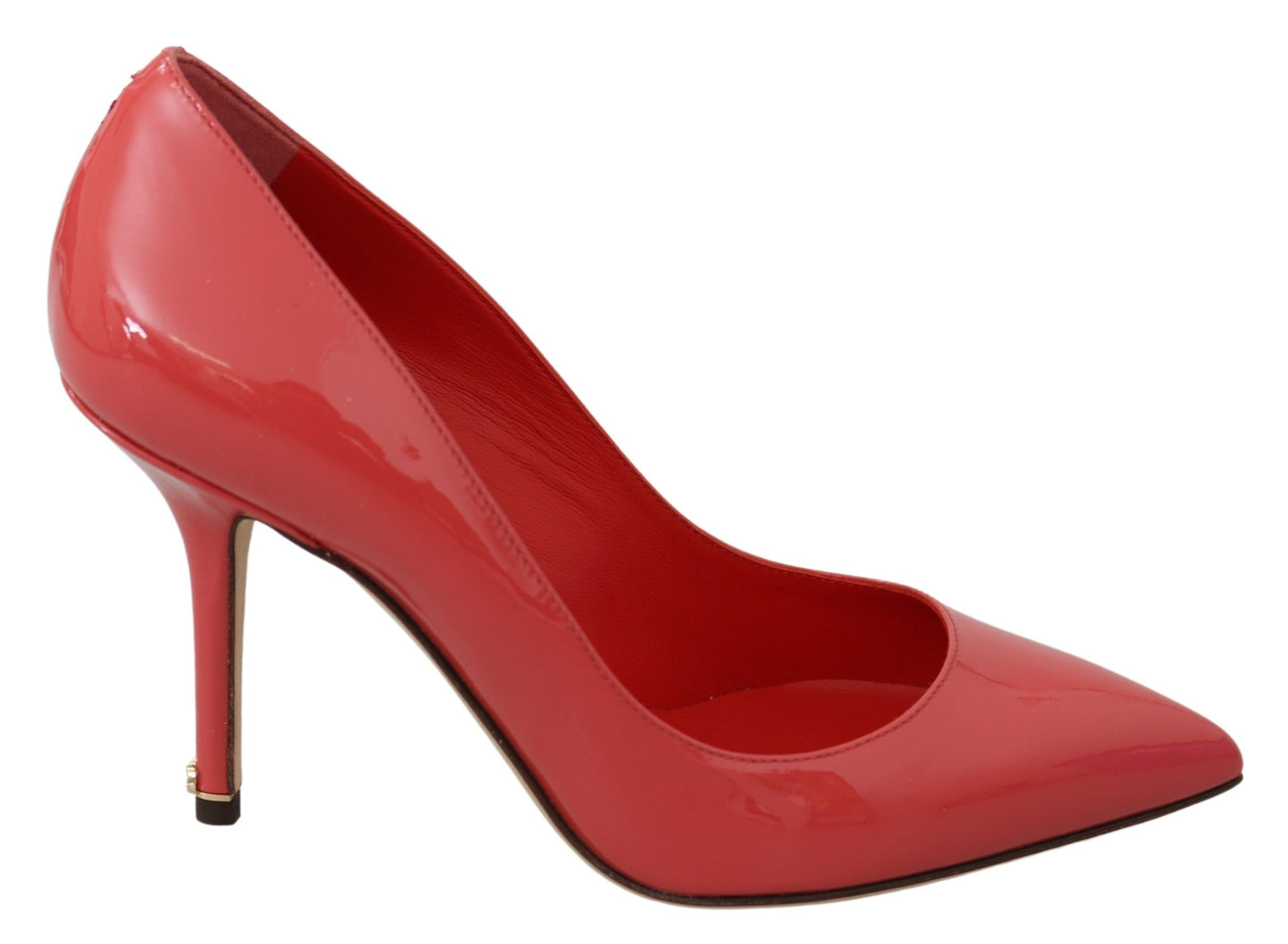 Elegante dunkelrosa Lacklederpumps von Dolce &amp; Gabbana