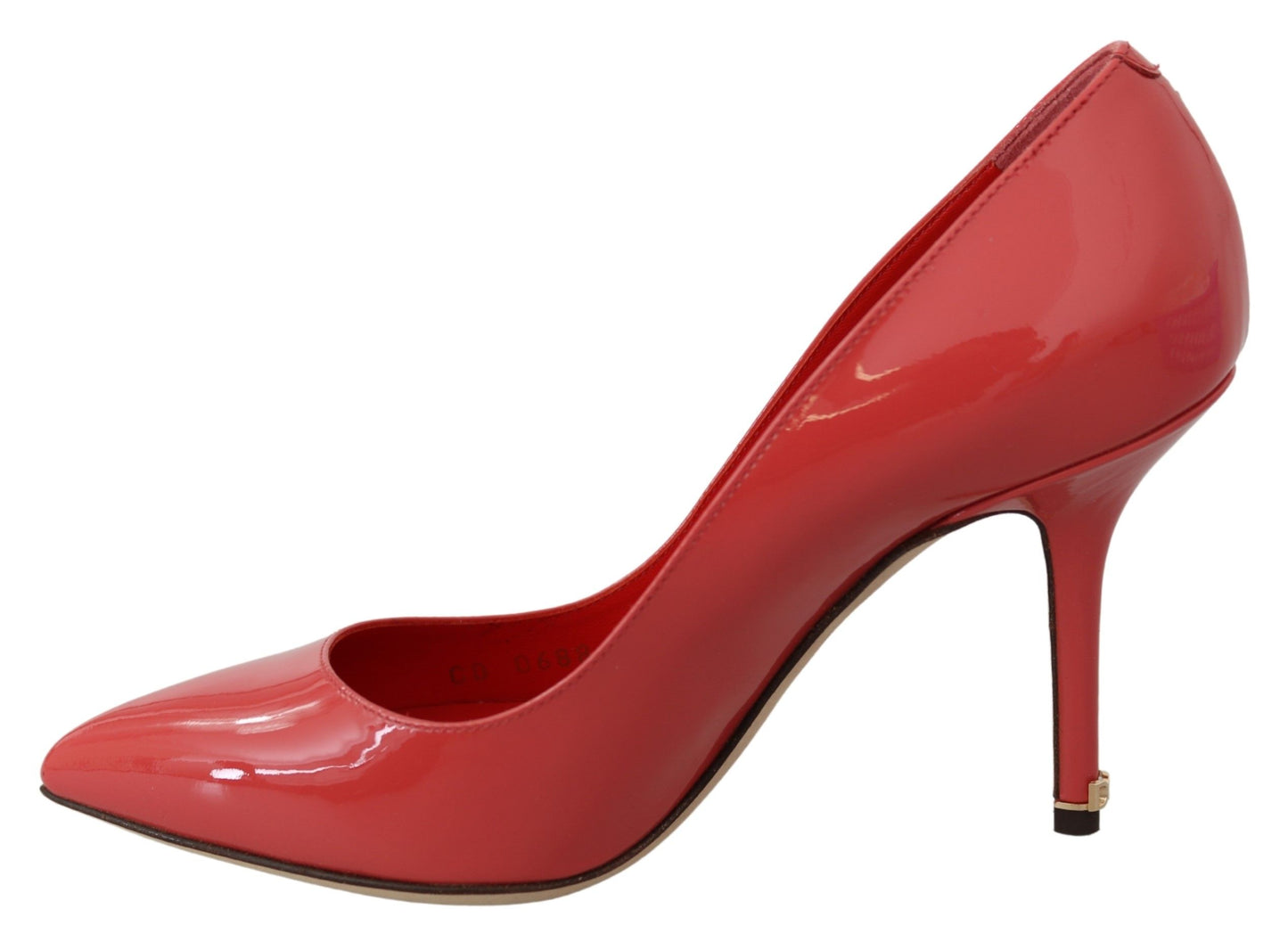 Elegante dunkelrosa Lacklederpumps von Dolce &amp; Gabbana