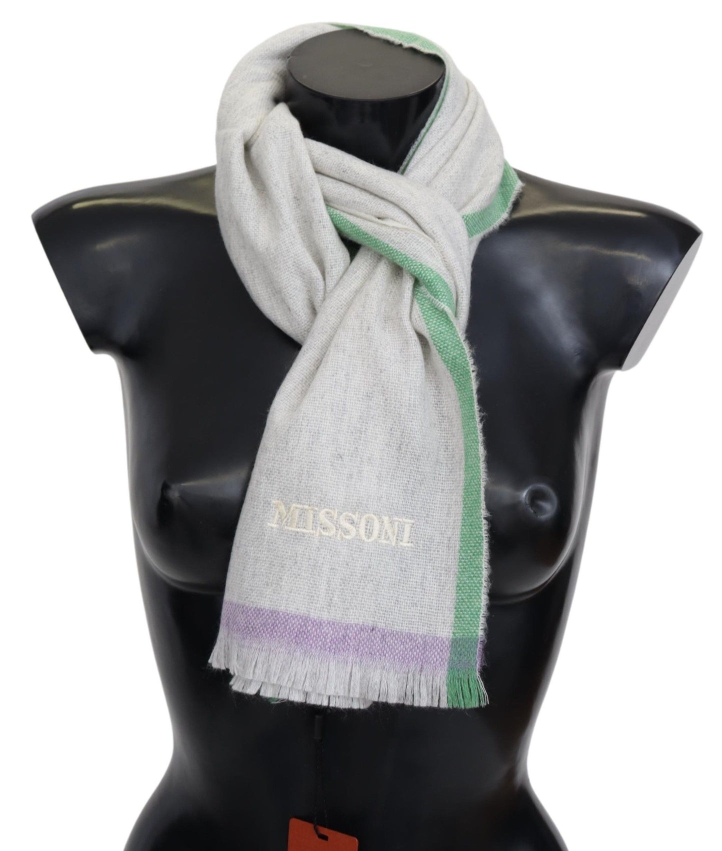 Missoni Elegant Cashmere Patterned Scarf