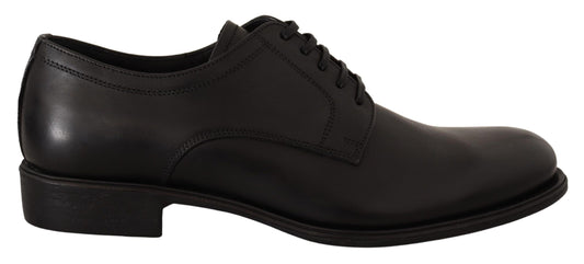 Elegante schwarze Derby-Schuhe von Dolce &amp; Gabbana