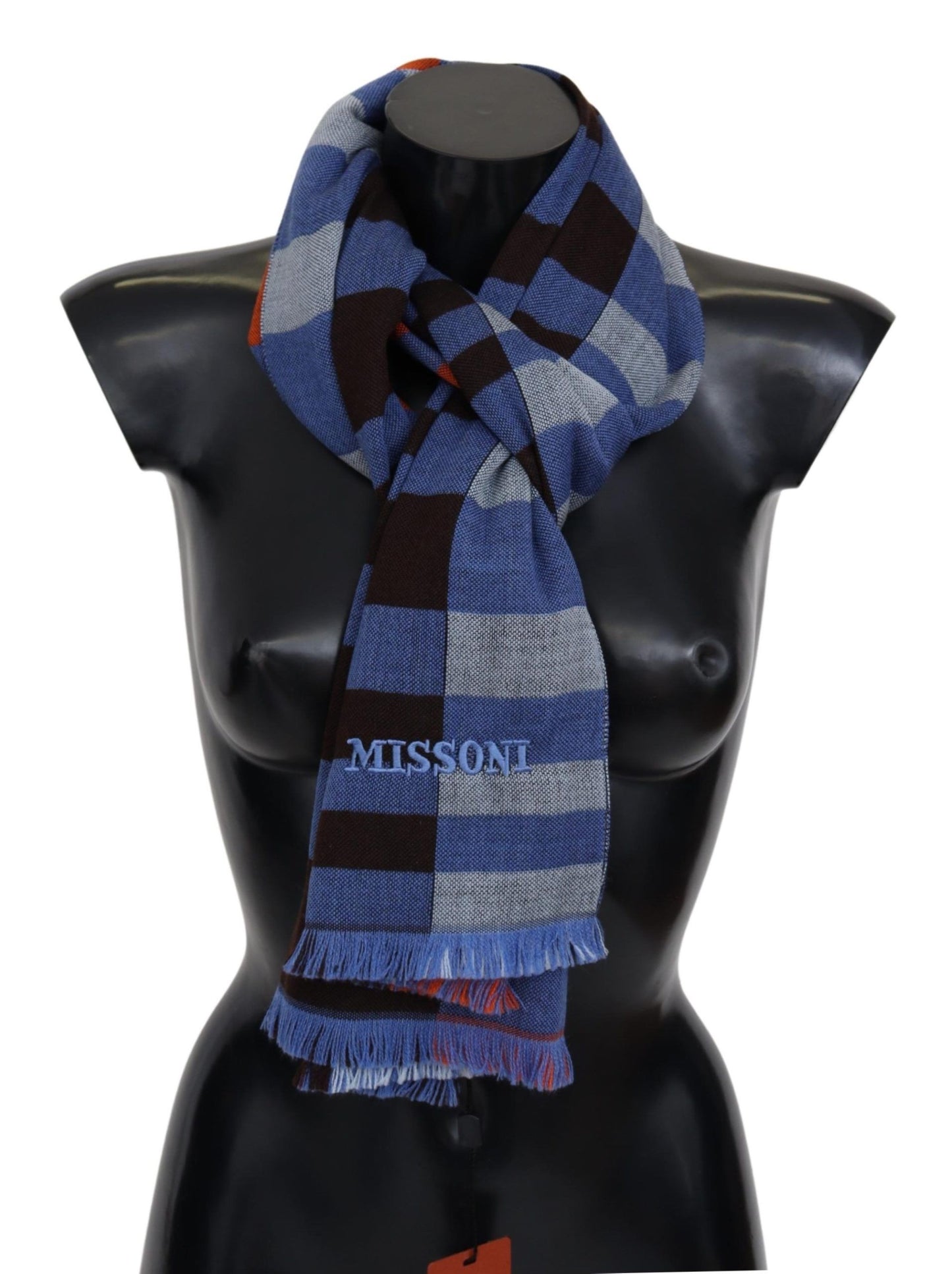 Missoni Chic Mehrfarbiger Wollschal Unisex-Accessoire