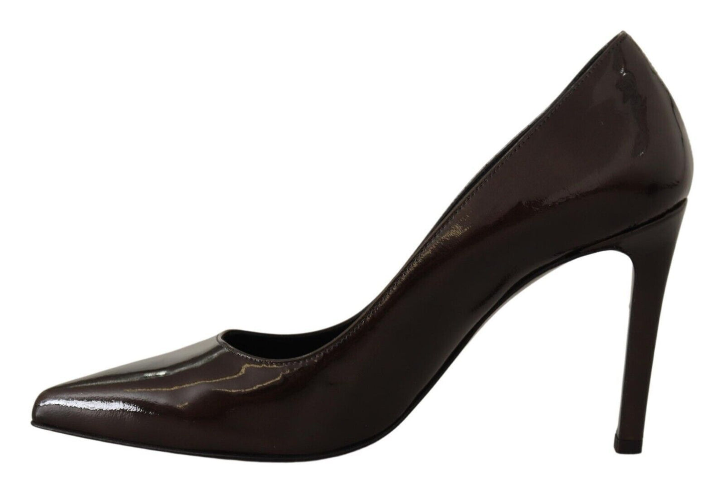 Sofia Elegante braune Leder-Pumps mit Absatz