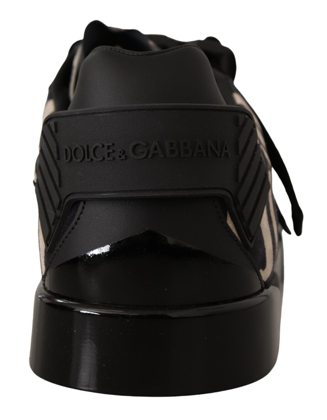 Dolce &amp; Gabbana Zebra-Wildleder-Low-Top-Modesneaker