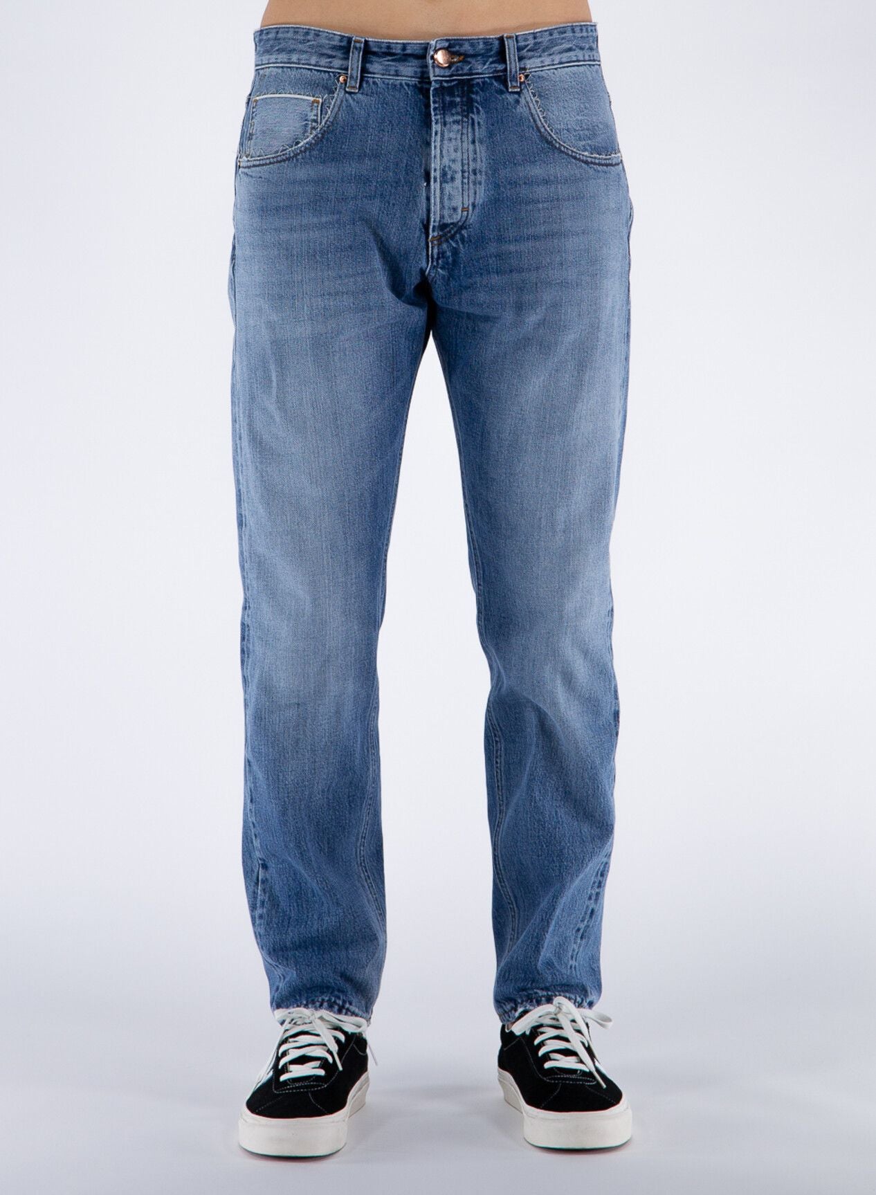 Don The Fuller Blue Cotton Jeans &amp; Pant