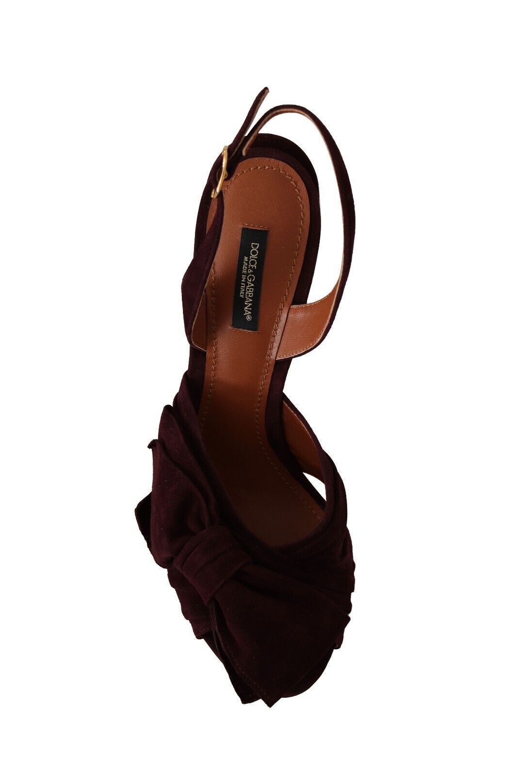 Dolce &amp; Gabbana Elegante lila Wildleder-Sandaletten