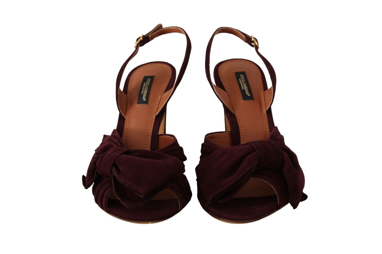 Dolce &amp; Gabbana Elegante lila Wildleder-Sandaletten