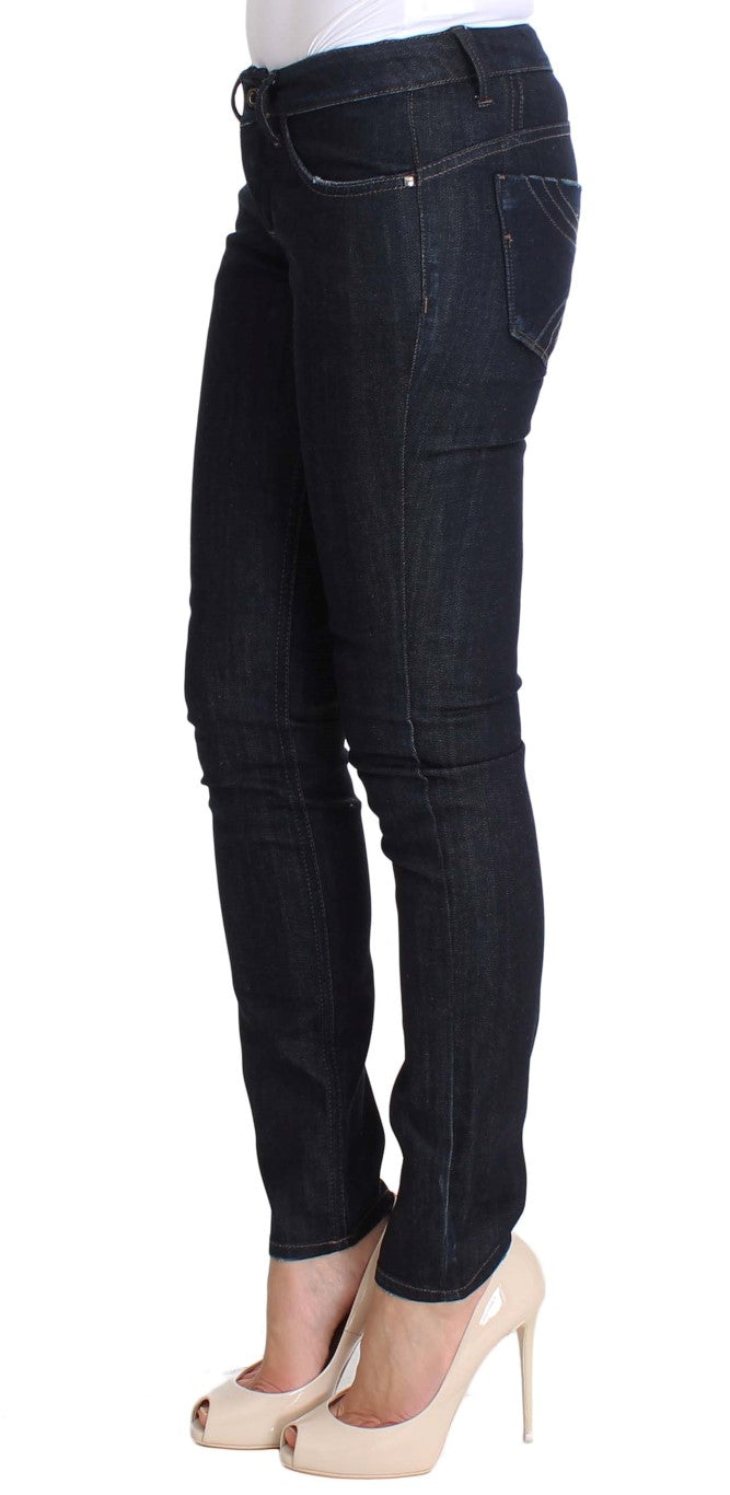 Kostüm National Chic Slim Fit Skinny Blue Jeans