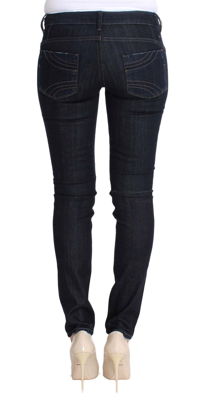 Kostüm National Chic Slim Fit Skinny Blue Jeans