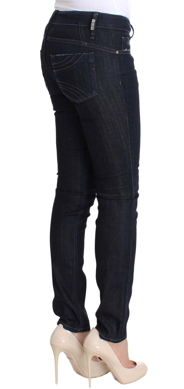 Kostüm National Chic Slim Fit Skinny Blue Jeans