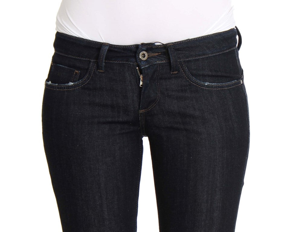 Kostüm National Chic Slim Fit Skinny Blue Jeans