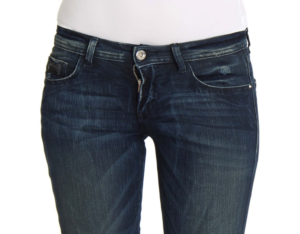 Kostüm National Chic Slim Fit Skinny Blue Jeans