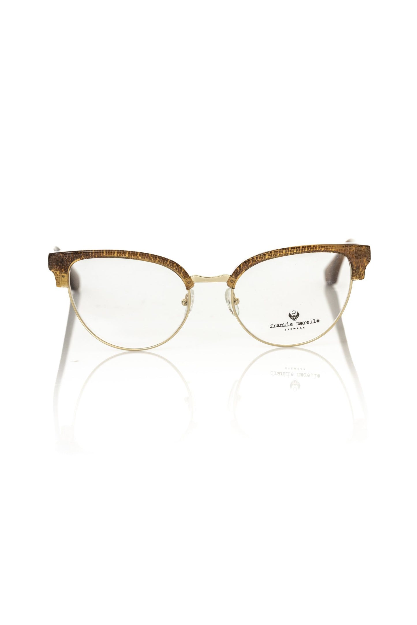 Frankie Morello Brown Metallic Fiber Frames