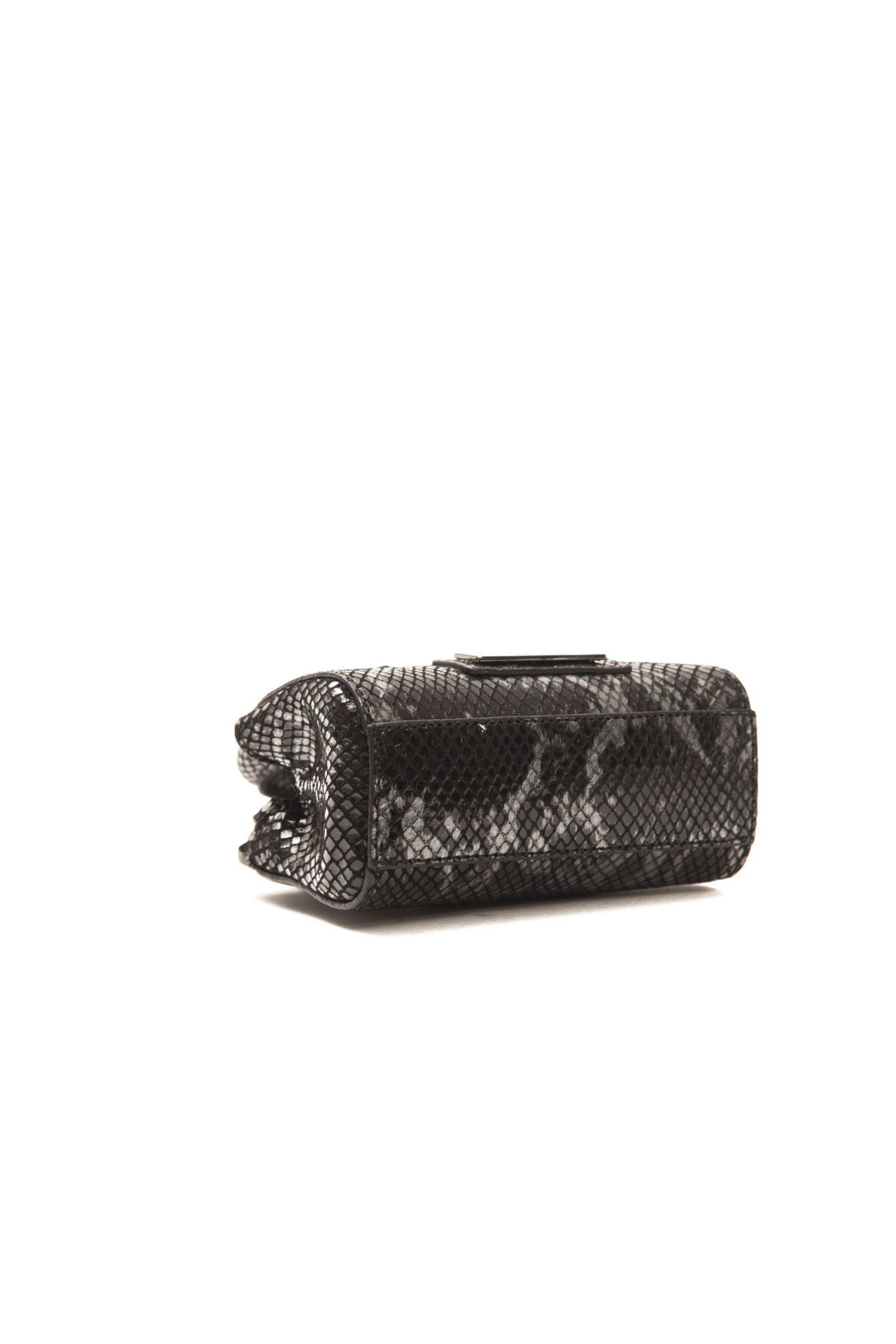 Pompeii Donatella Chic Mini-Tasche aus Leder mit Python-Print