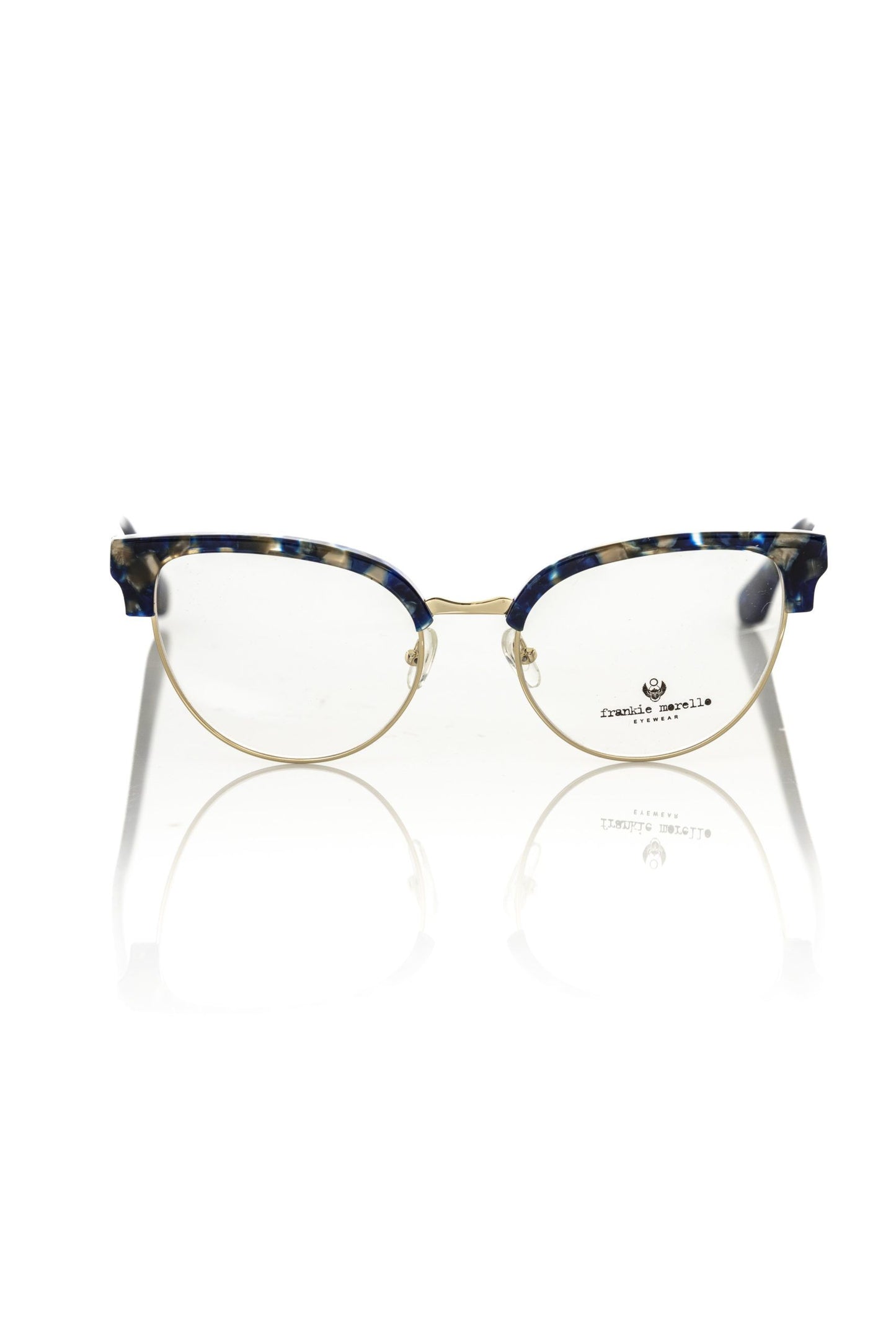 Frankie Morello Blue Metallic Fiber Frames