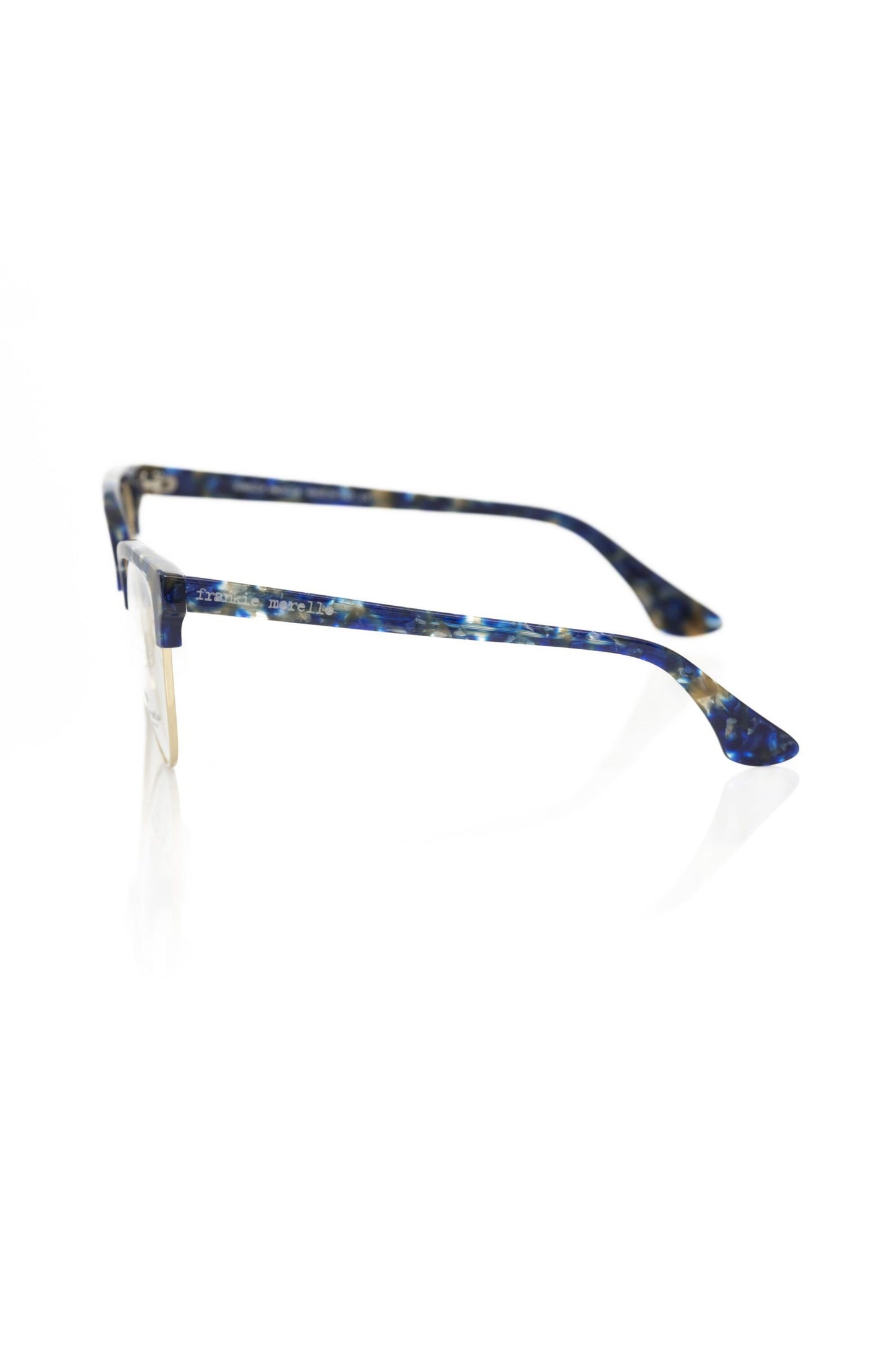 Frankie Morello Blue Metallic Fiber Frames