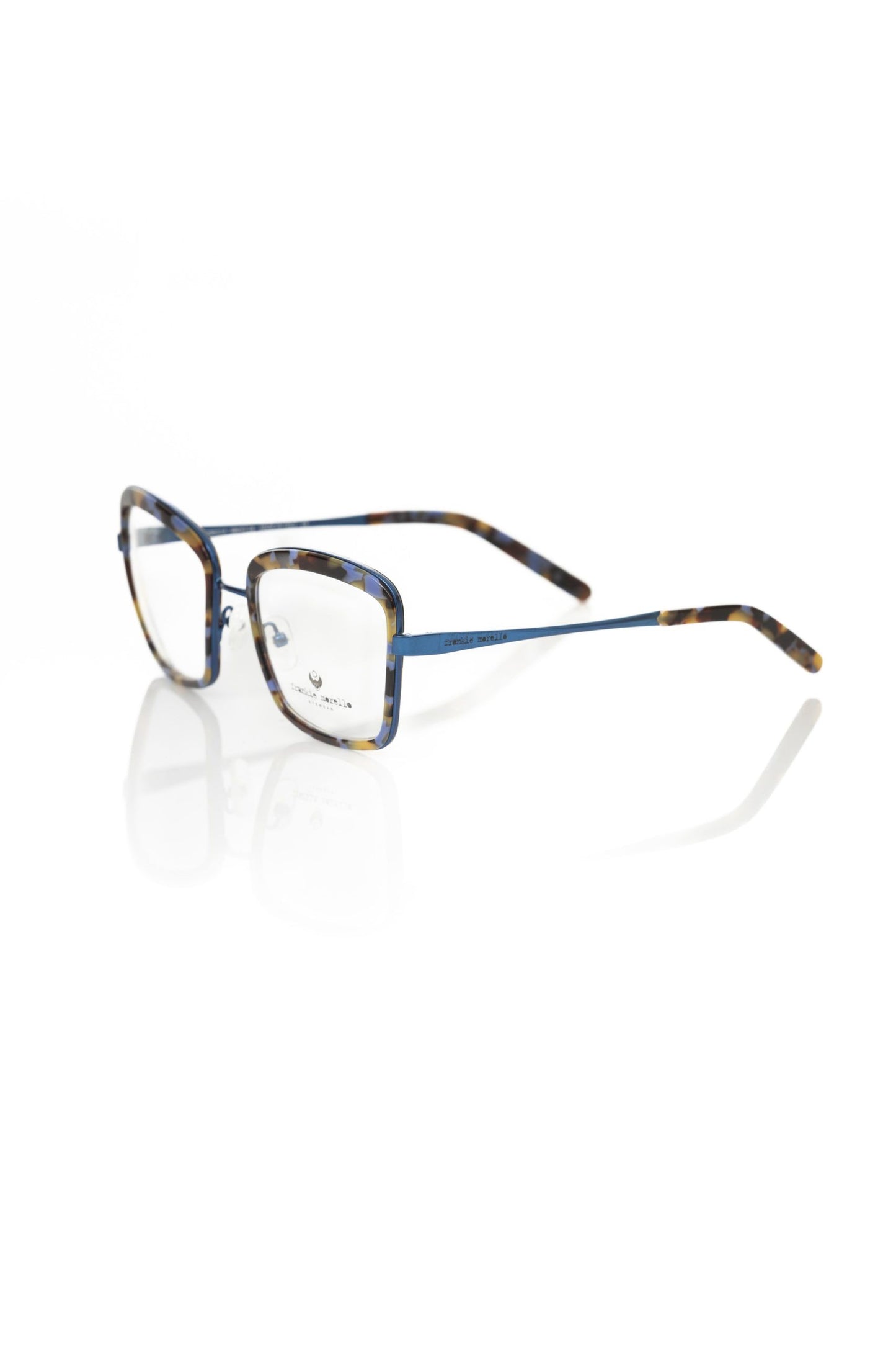 Frankie Morello Blue Metallic Fiber Frames