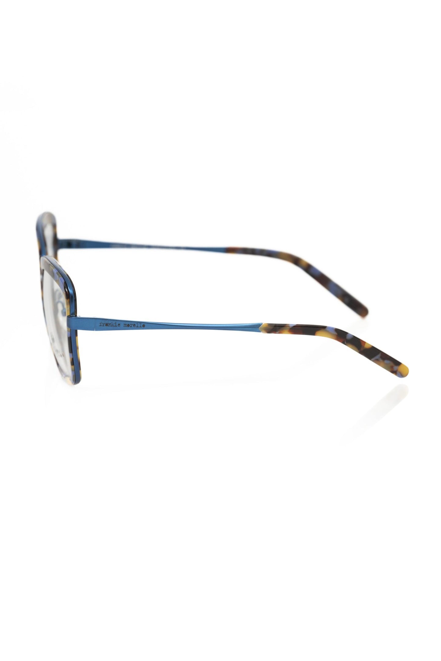 Frankie Morello Blue Metallic Fiber Frames