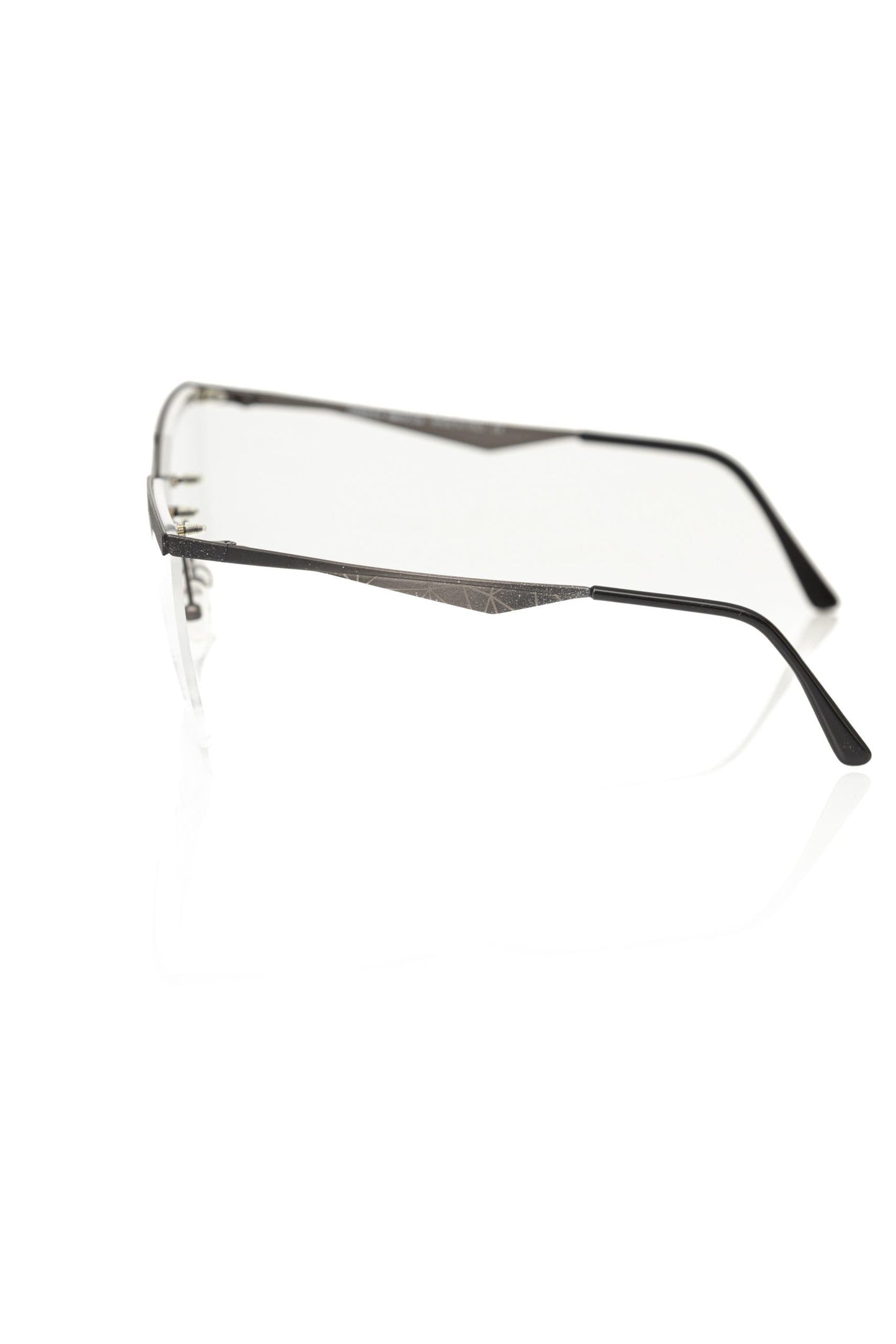 Frankie Morello Black Metallic Fiber Frames