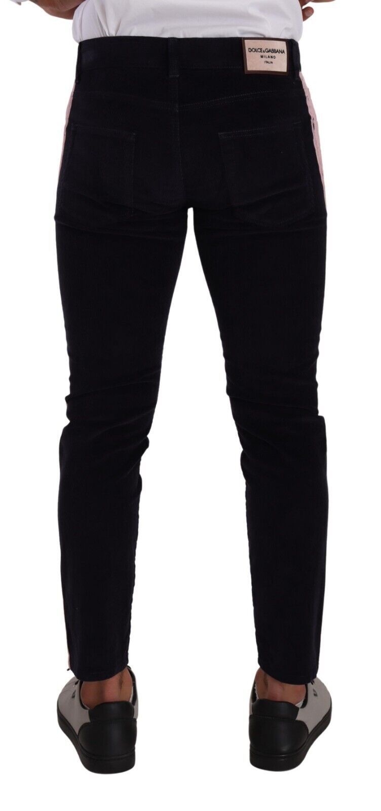 Dolce &amp; Gabbana – Elegante Slim-Fit-Röhrenjeans aus Cord