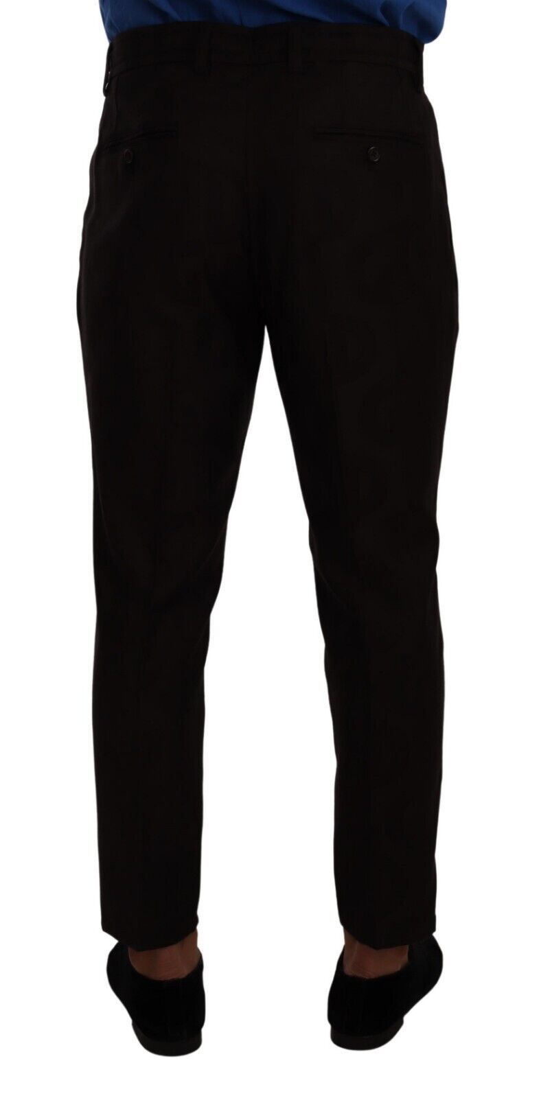 Dolce &amp; Gabbana Elegante burgunderrote Woll-Jogginghose