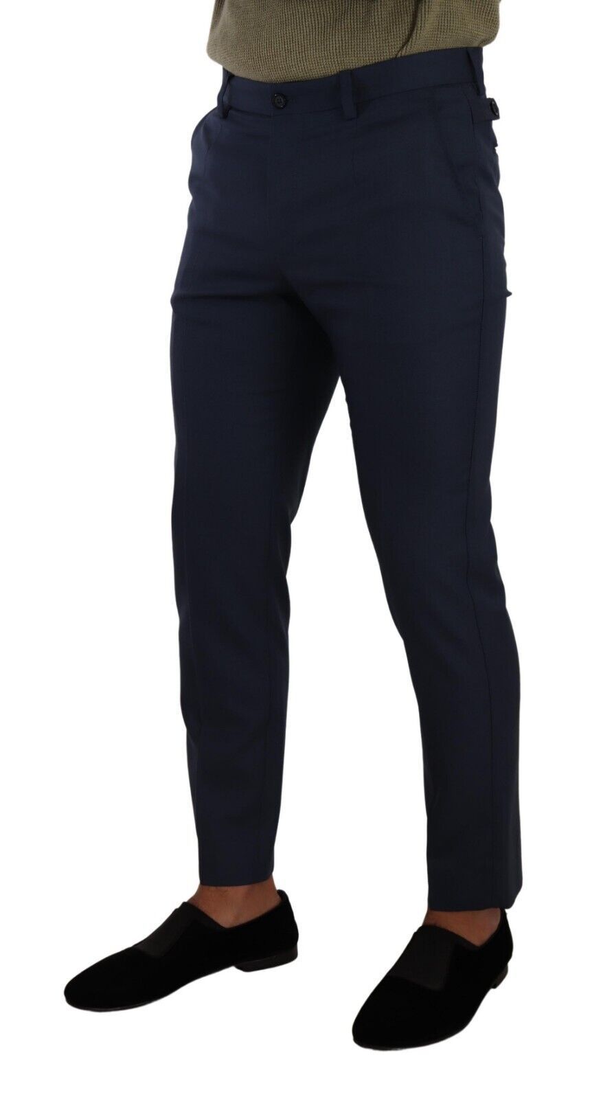 Dolce &amp; Gabbana Elegante dunkelblaue Slim-Fit-Anzughose