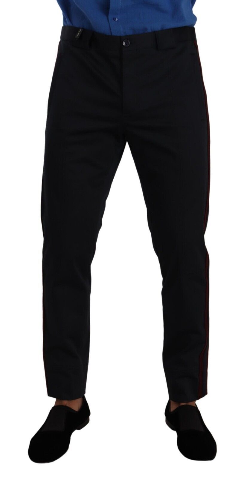 Dolce &amp; Gabbana Chic Slim Fit Chinohose in Blau