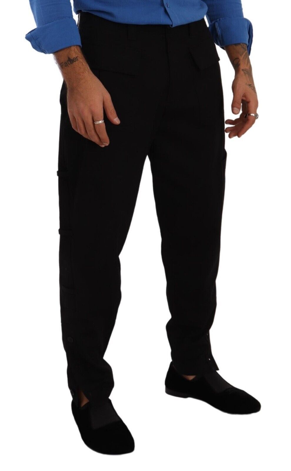 Schicke schwarze Cargohose von Dolce &amp; Gabbana mit Stretch-Komfort