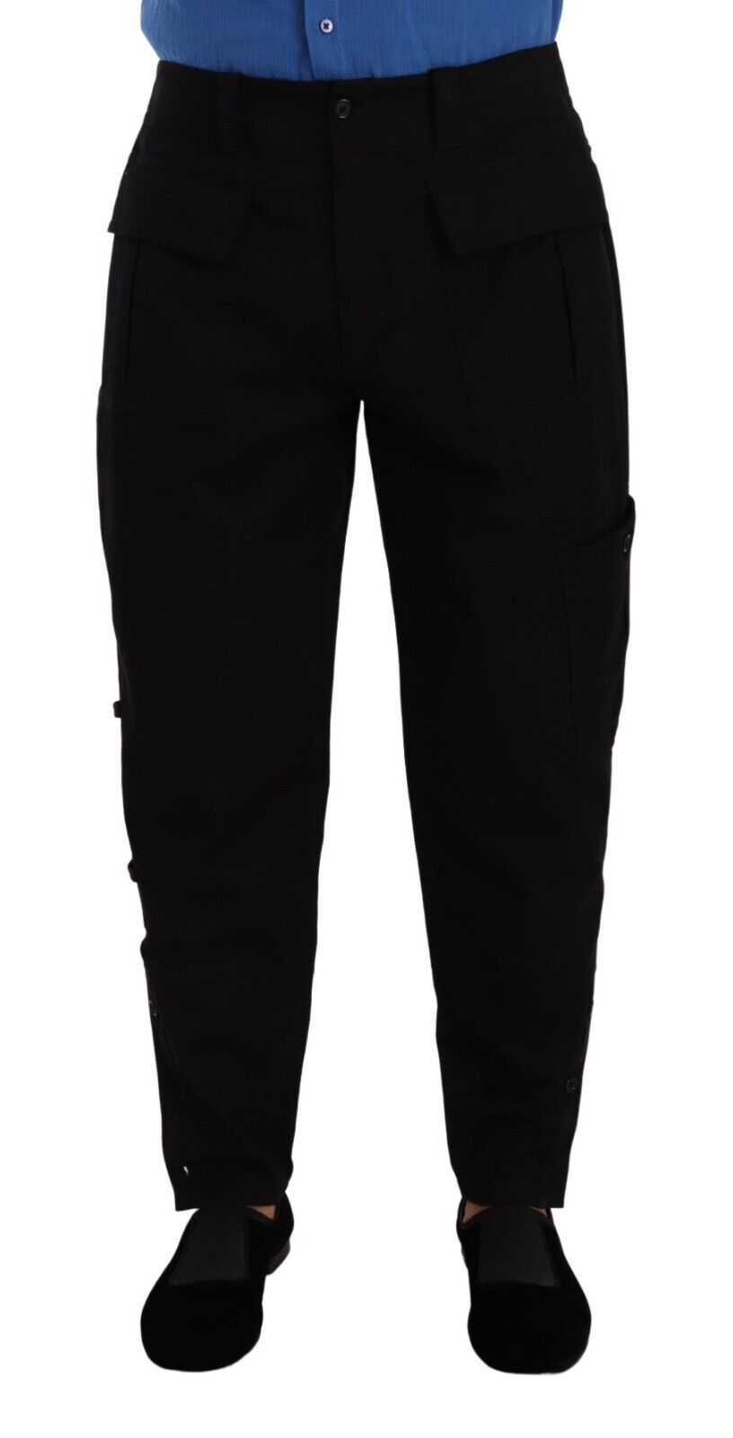 Schicke schwarze Cargohose von Dolce &amp; Gabbana mit Stretch-Komfort