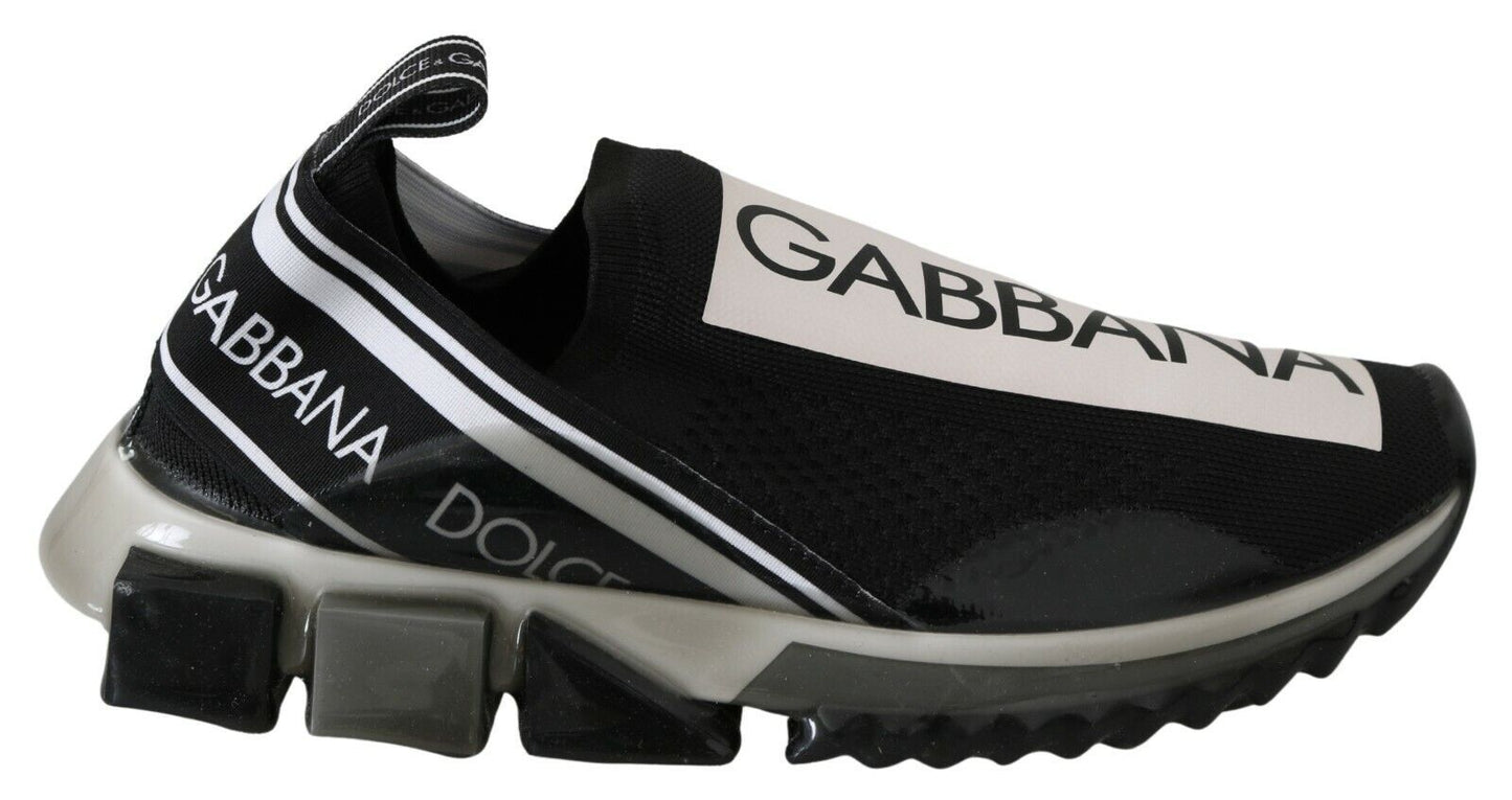 Dolce &amp; Gabbana Dapper Schwarze lässige Sport-Sneaker