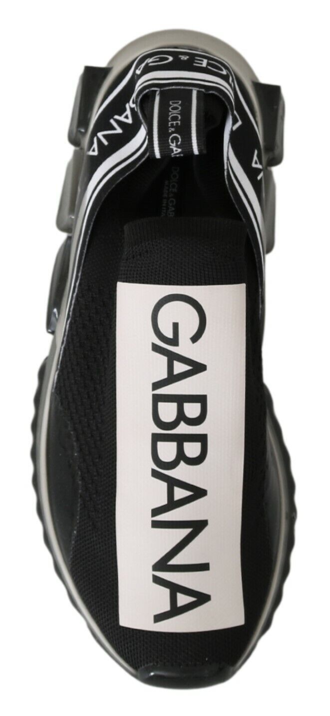 Dolce &amp; Gabbana Dapper Schwarze lässige Sport-Sneaker