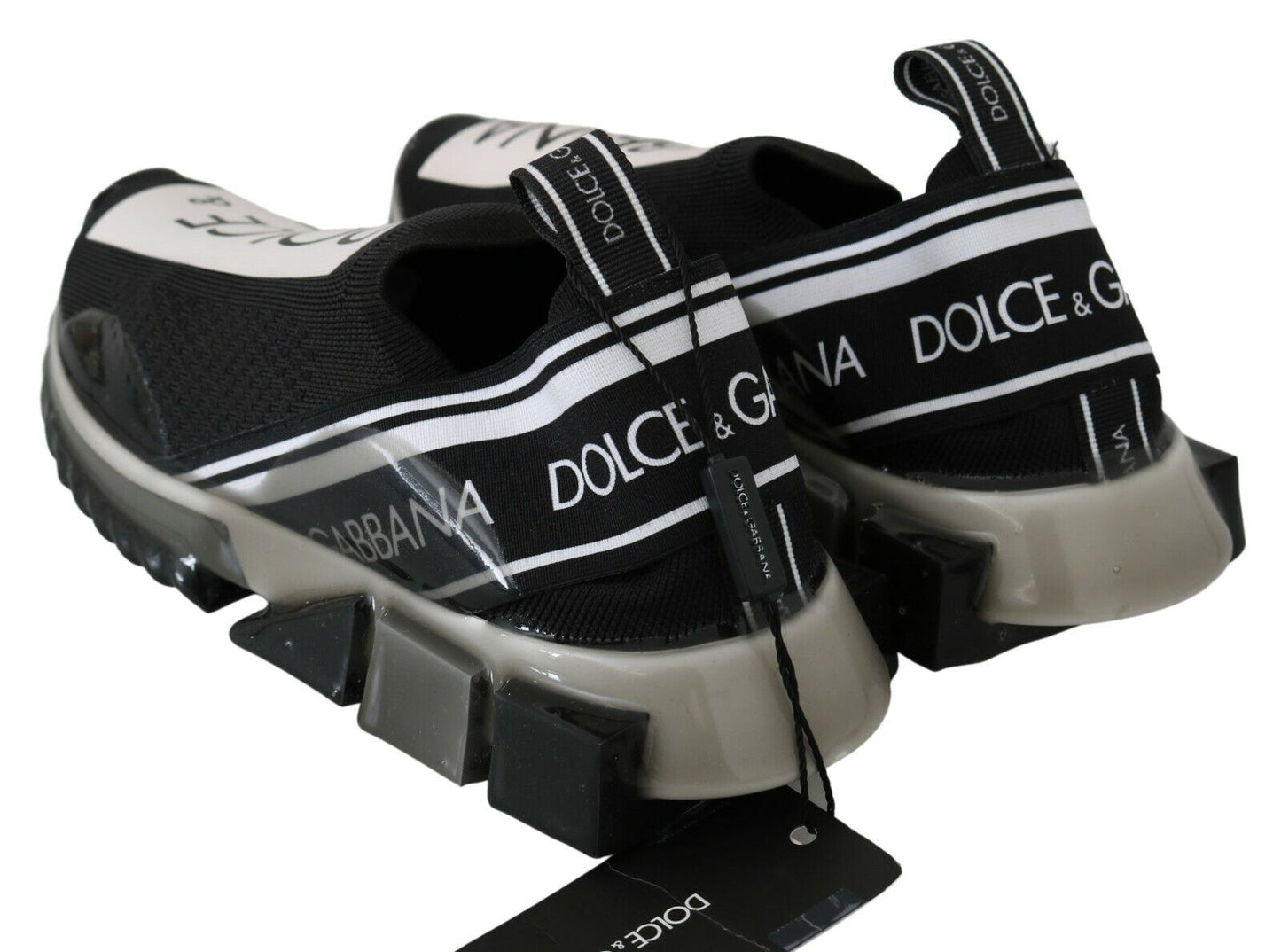 Dolce &amp; Gabbana Dapper Schwarze lässige Sport-Sneaker