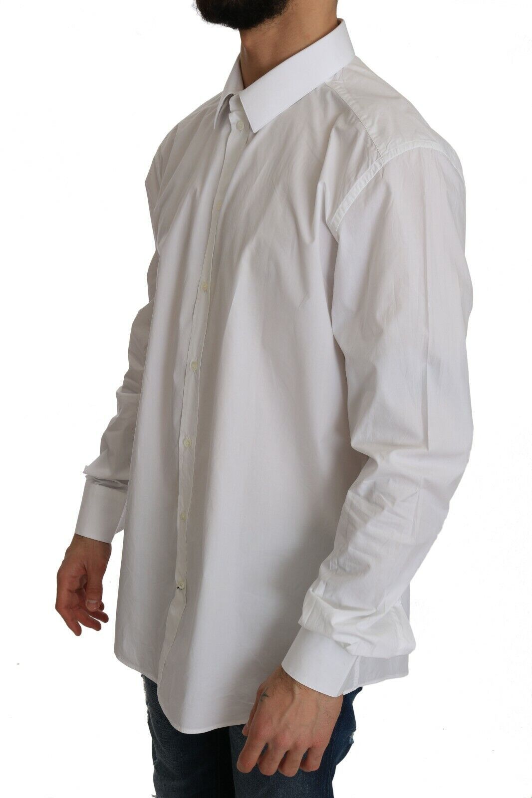 Dolce & Gabbana Exclusive White Slim Fit Formal Shirt