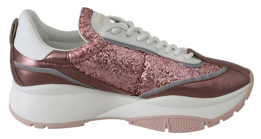 Jimmy Choo Candyfloss Glitzer-Sneaker Euphoria