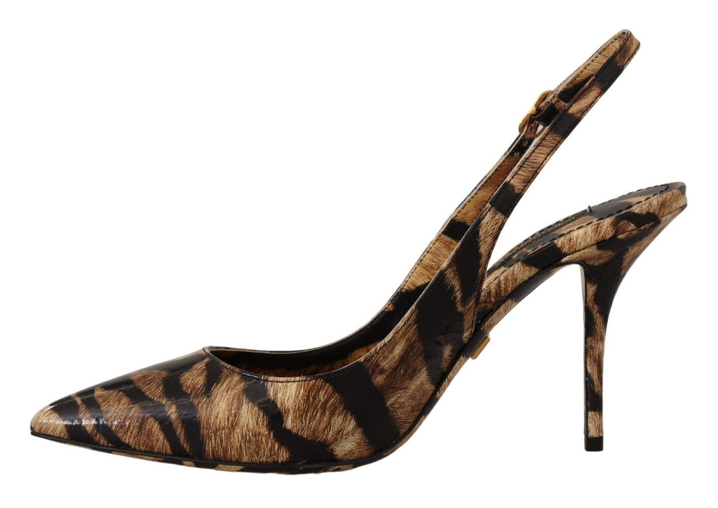 Dolce &amp; Gabbana Slingback-Pumps mit Tigermuster