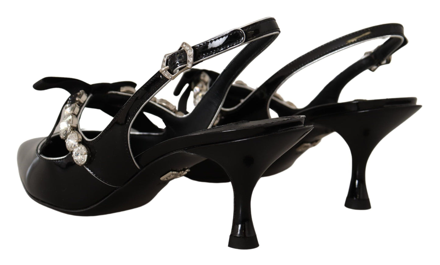 Dolce &amp; Gabbana Elegante Kristall-Slingback-Heels-Pumps