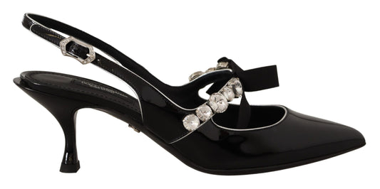 Dolce &amp; Gabbana Elegante Kristall-Slingback-Heels-Pumps