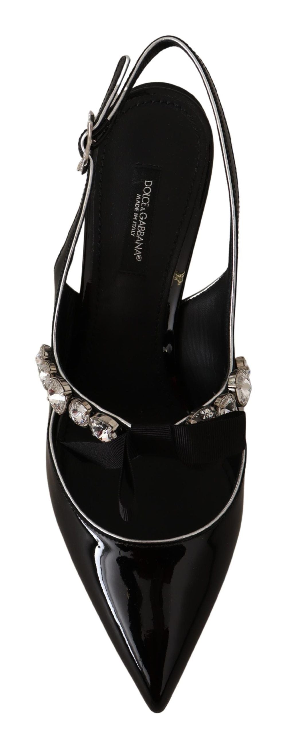 Dolce &amp; Gabbana Elegante Kristall-Slingback-Heels-Pumps