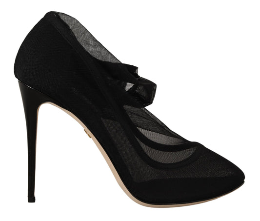 Dolce &amp; Gabbana Elegante Stretch-Sockenstiefel-Pumps