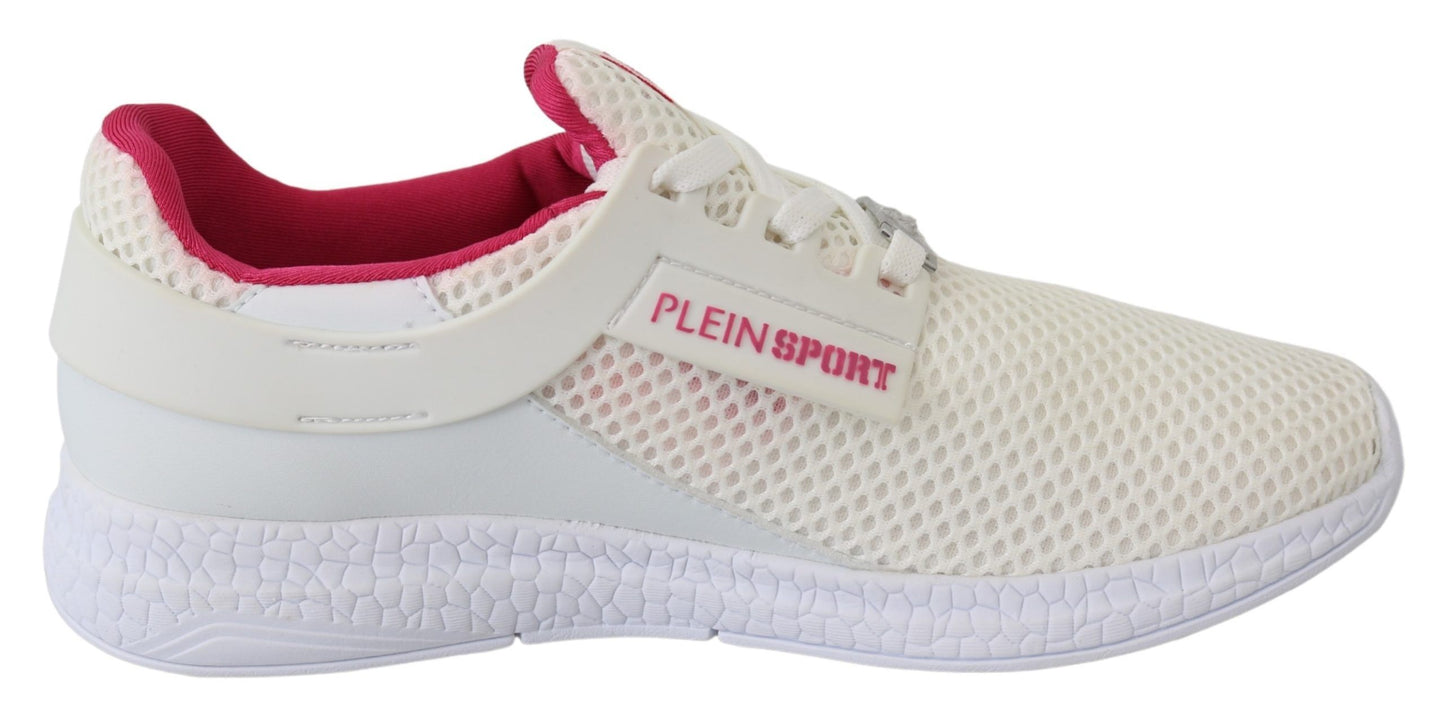 Exklusive weiße Runner Becky-Sneaker von Plein Sport