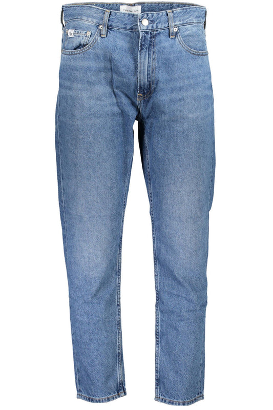 Calvin Klein Blue Cotton Men Jeans