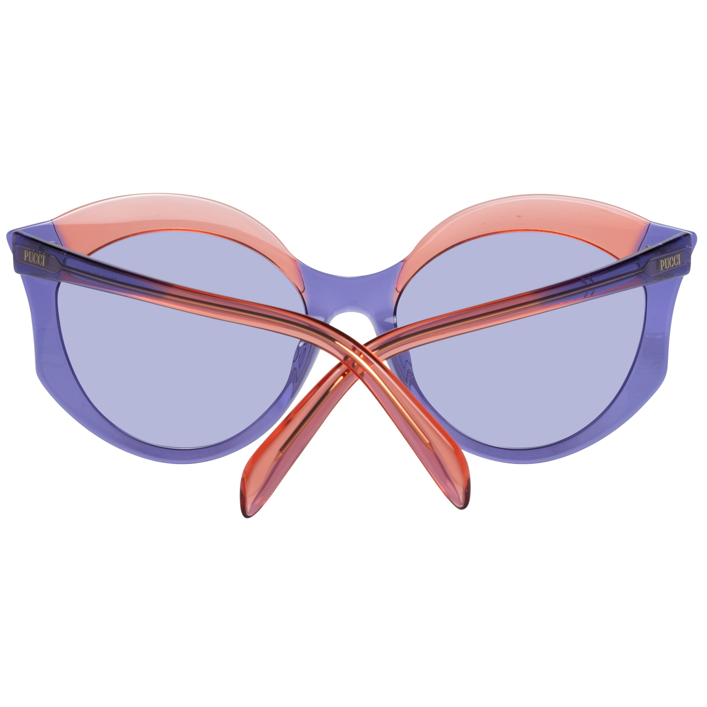 Emilio Pucci Elegante lila Schmetterlingssonnenbrille